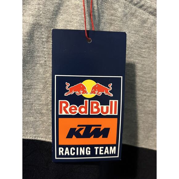 NWT Red Bull Racing Team T Shirt Men’s 3XL, Grey Front, Blue Design Back - Picture 5 of 5